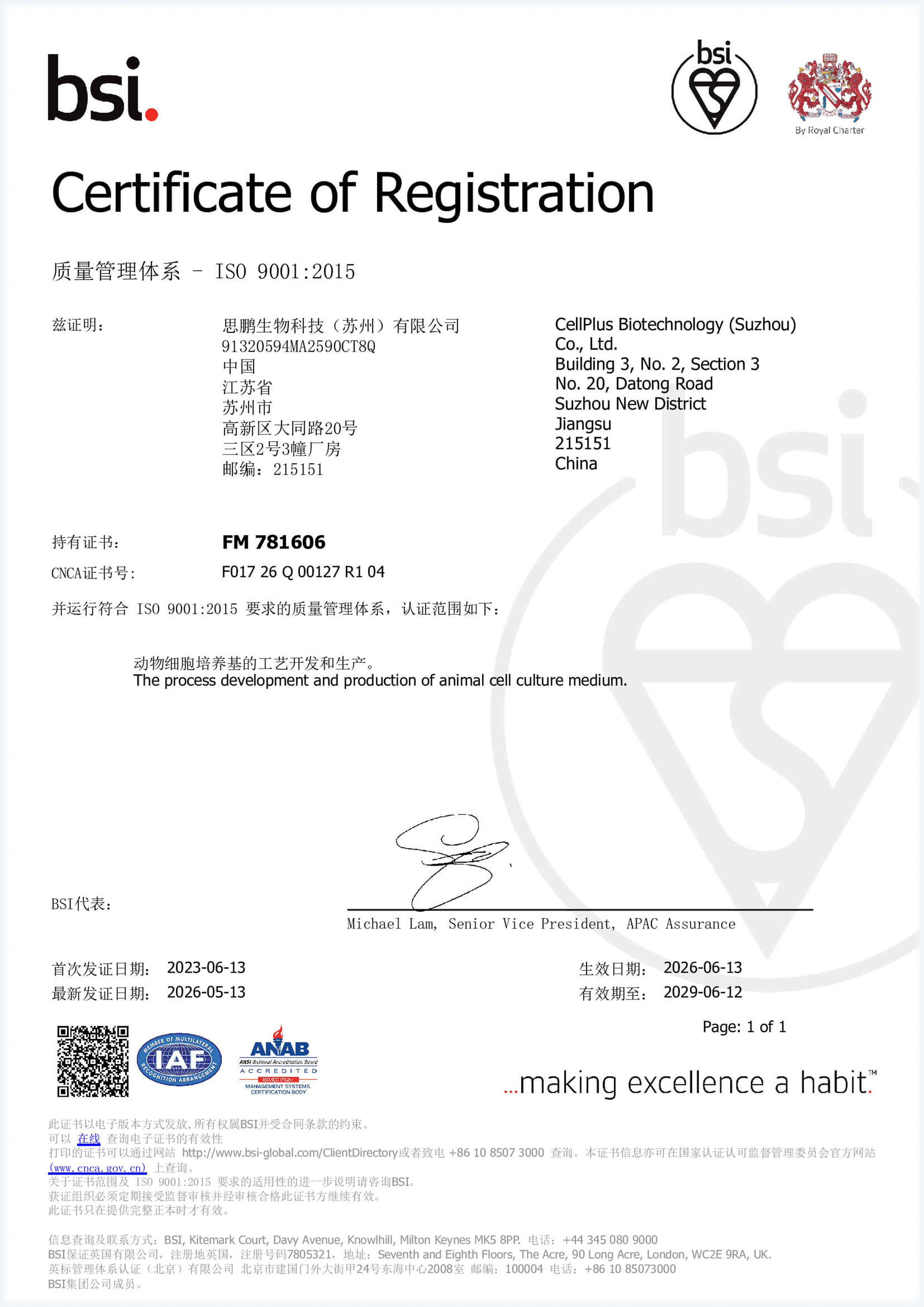 ISO 9001 Certification 2